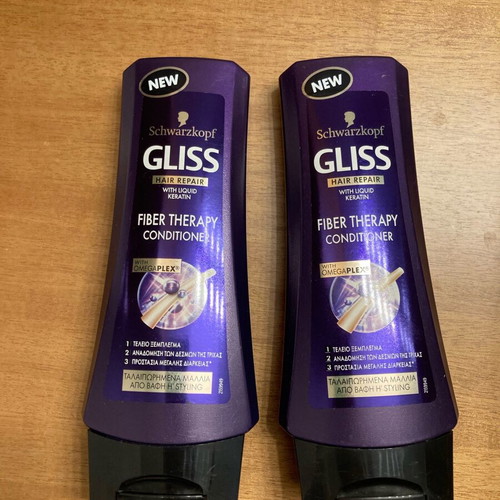 Schwarzkopf Gliss Fiber Therapy Keratin Conditioner new, pack of 2