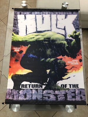 Incredible Hulk 34 new fabric wall-scroll poster banner Marvel