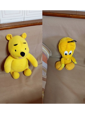 Λούτρινα Winnie και Tweety από το 1995, σαν καινούργια