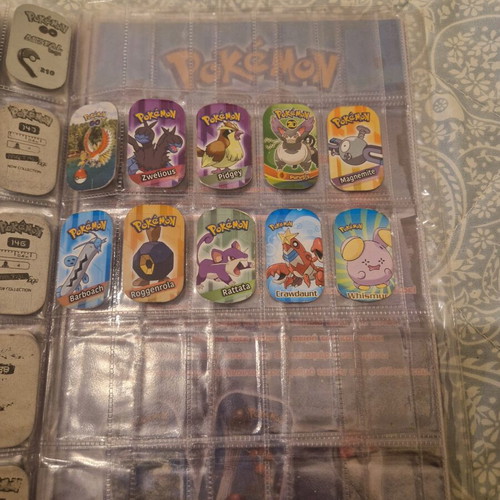 Pokemon metal tags album