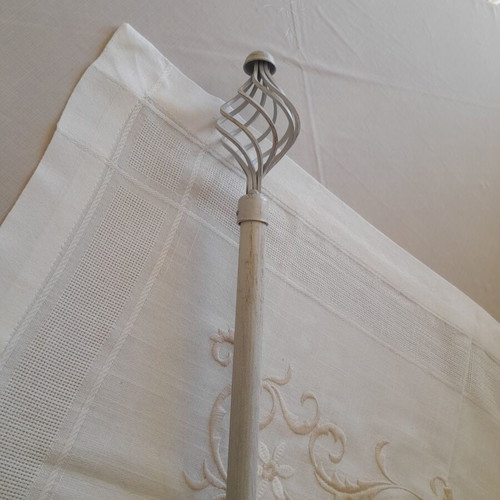 Metal Curtain Rods set, like new, extendable up to 200 cm