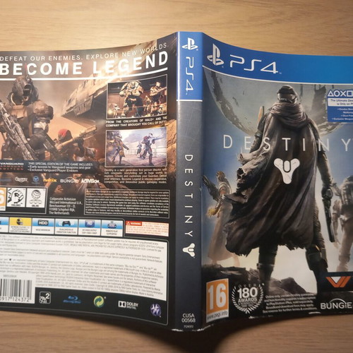Destiny Vanguard Armour Edition PS4 game used with insert artwork