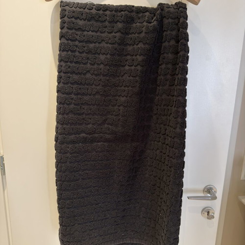 Skims monogram terry cotton beach towel like new, 110x150 cm