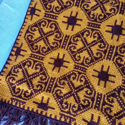 Handmade kilims like new, three embroidered pure wool