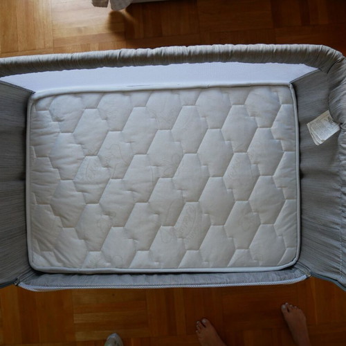 Bebe Stars Side to Side Plus 2in1 Baby Cot with Coconut Mattress like new