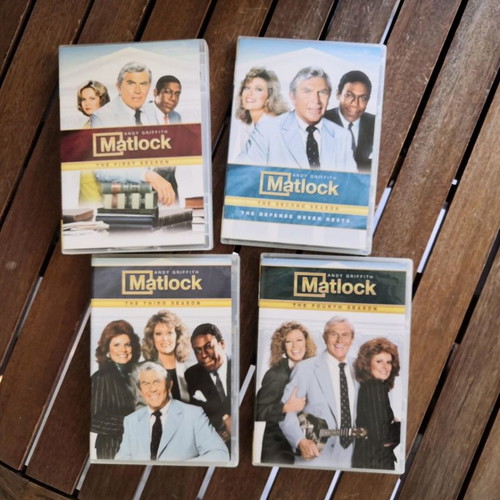 Action/Drama TV show DVDs used with Knight Rider, Matlock, Hunter, Burn Notice