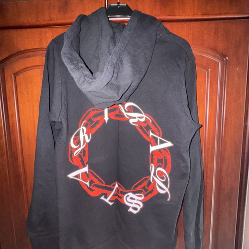 Trapstar It's A Secret Hoodie like new, men's small, black and red
