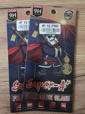 Full Tempered Glass iPhone 15 Pro Like New, Set of 2