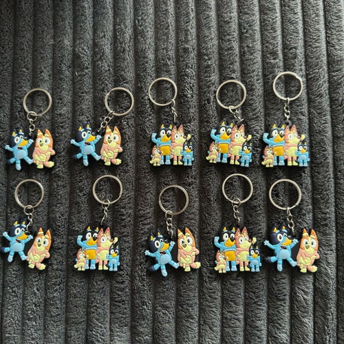 Keychains new, pack of 190, black and multicolored