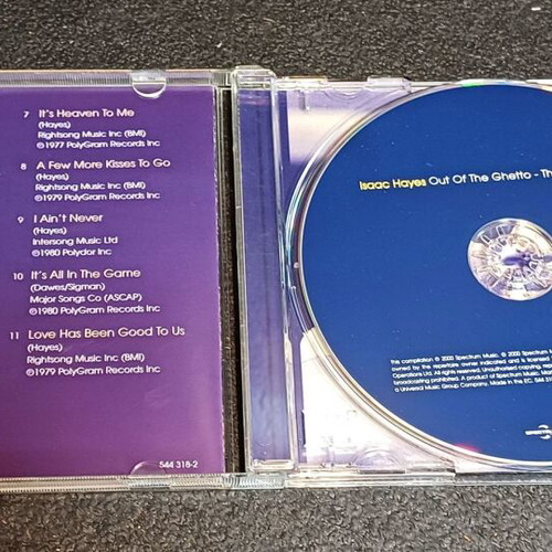Isaac Hayes Out Of The Ghetto - The Polydor Years CD used, R&B / Soul
