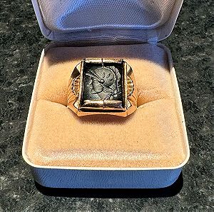 Ανδρικό Δαχτυλίδι από Χρυσό 14κ