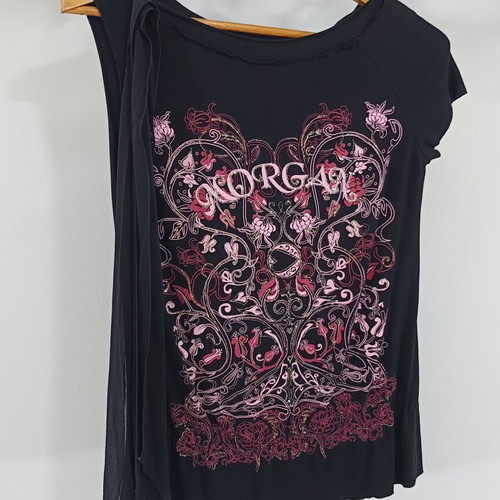 Morgan black top with one sleeve used