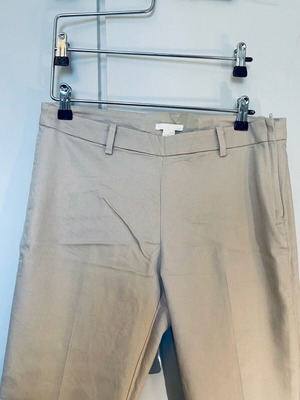 H&M Office Pants Straight Fit Like New Beige Size S