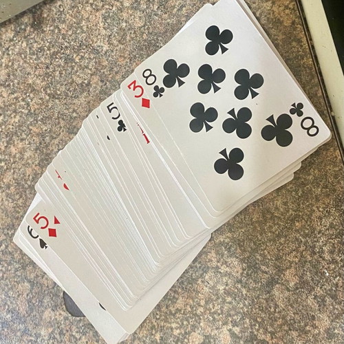 Plastic playing cards like new, water resistant