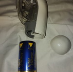 Lint remover with battery used