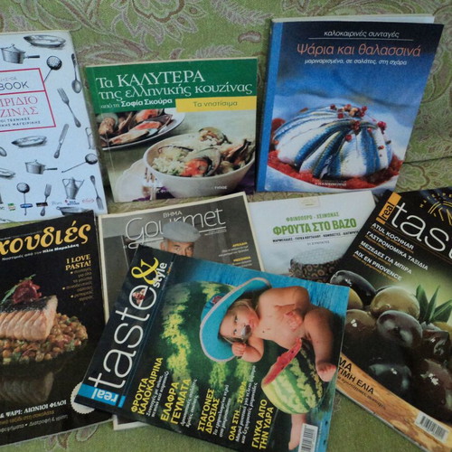 Cookbooks and Magazines with Recipes used, Taste issues 13 and 14