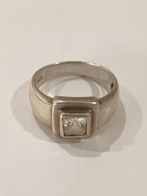 Silver ring 925 used, size 14 or 54