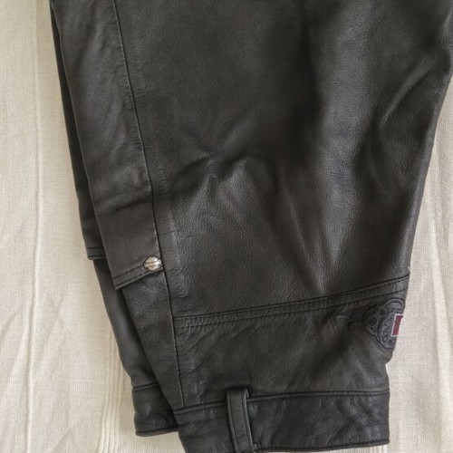 Harley Davidson vintage leather shorts used, size M, black