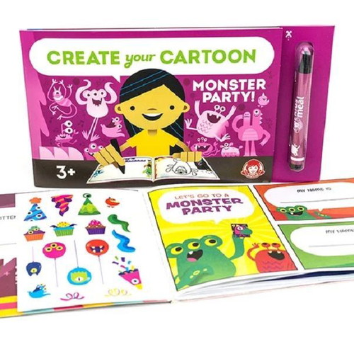 Wendy's Create Your Cartoon new educational kit