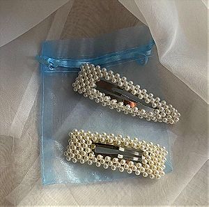 Hair Clips με πέρλες