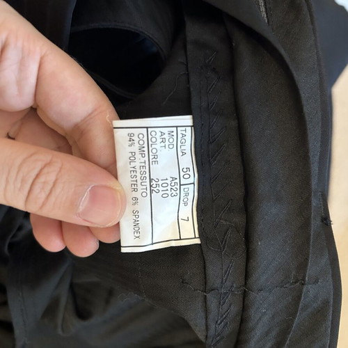 Glou men's suit used, size 50, black