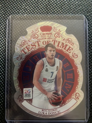 Luka Doncic Test of Time Euroleague Real Madrid card new