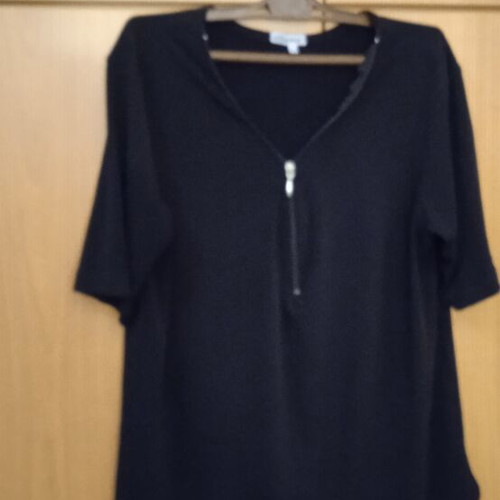 Aape By A Bathing Ape® women's blouse used, size XL, black, elastic fabric