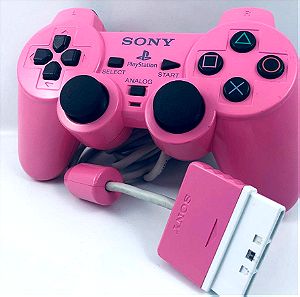 Επισκευάστηκε/ Refurbished PS2 PlayStation 2 Χειριστήριο / Controller Ροζ