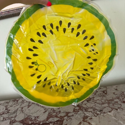 Cooling Gel Pillow for Pets Watermelon Slice Design