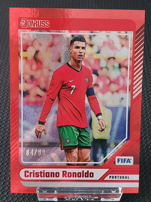 Cristiano Ronaldo 2024-25 Donruss Red #115 κάρτα ποδοσφαίρου Πορτογαλία