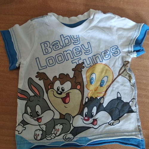 Short-sleeve t-shirts used, set of 3 for boy about 1 year old