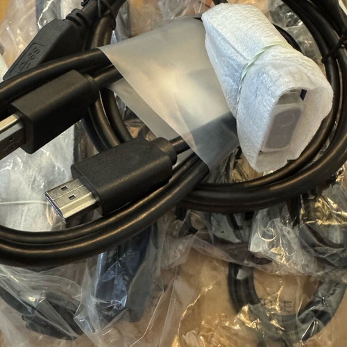 Set of 7 cables new including VGA HDMI audio and USB