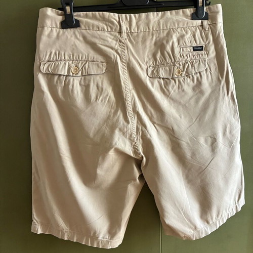 Pull & Bear beige cotton bermuda shorts like new, size M