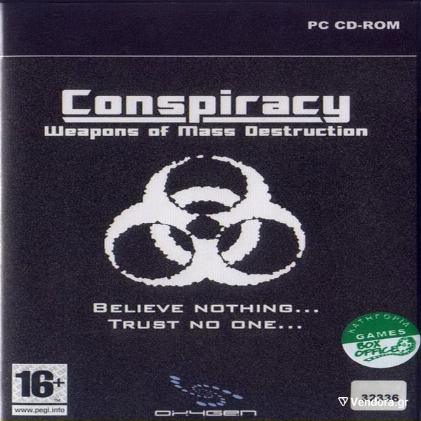 CONSPIRACY WEAPONS OF MASS DESTRUCTION  - PC GAME