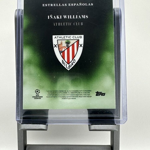 Iñaki Williams Athletic Club Bilbao UEFA Champions League Card near mint