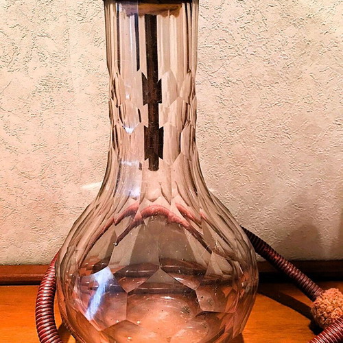 Hookah collectible old handmade used with glass base