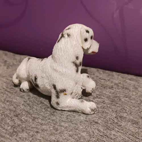 Dalmatian puppy glass figure used with realistic pose