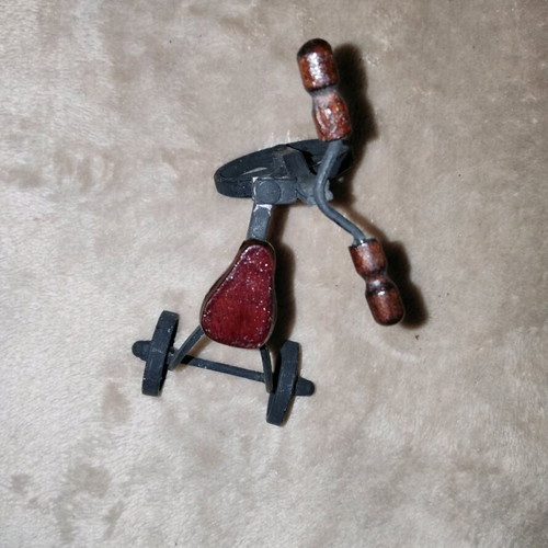 Miniature bicycle about 9cm tall like new