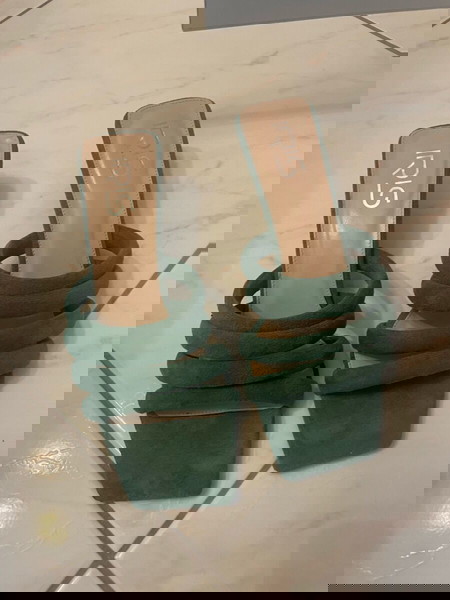 iris shoes 38 πέδιλο κυπαρίσσι suede