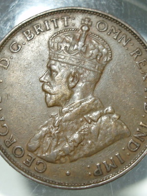 Νόμισμα 1 Penny 1936 Αυστραλίας μεταχειρισμένο, King George V