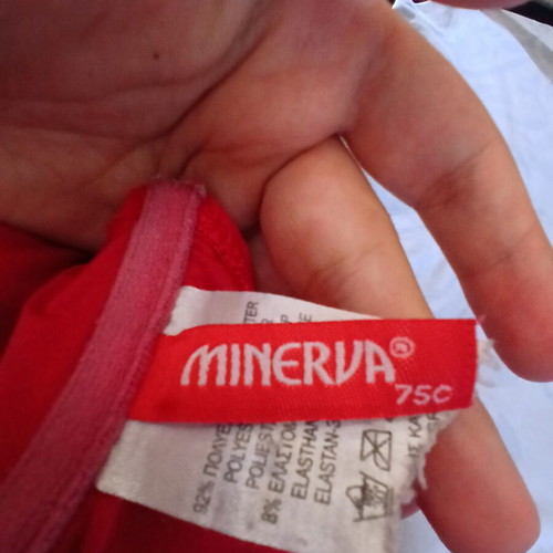 Minerva fuchsia bikini top 75c and bottom medium, like new