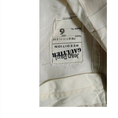 Jean Paul Gaultier skirt like new, white, size M