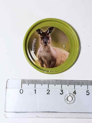 Nounou Fun Fun metal cap sealed, animal theme, kangaroo