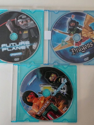 Playmobil DVD used, set of 3