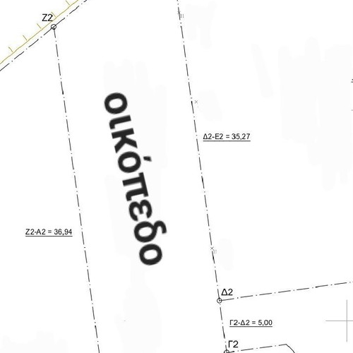 Land 500 sqm buildable within plan in Evia, Taxiarches
