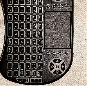 Χειριστήριο-touchpad-πληκτρολόγιο bluetooth για smart tv,tv box ,consoles,pc και tablet