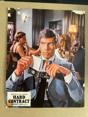Hard Contract lobby card 1969 James Coburn