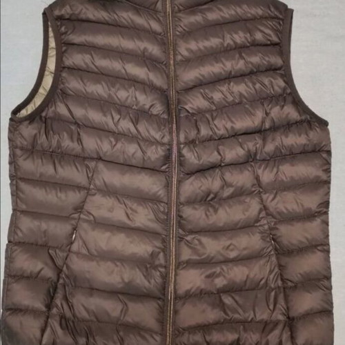 Women's vest size S used, lightweight with natural down