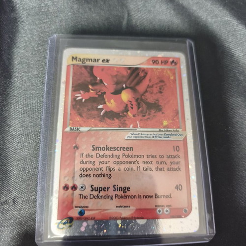 Magmar ex 100/109 Holo Pokemon card like new