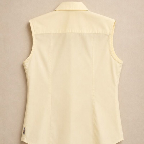 Burberry sleeveless shirt light yellow size S/M like new
